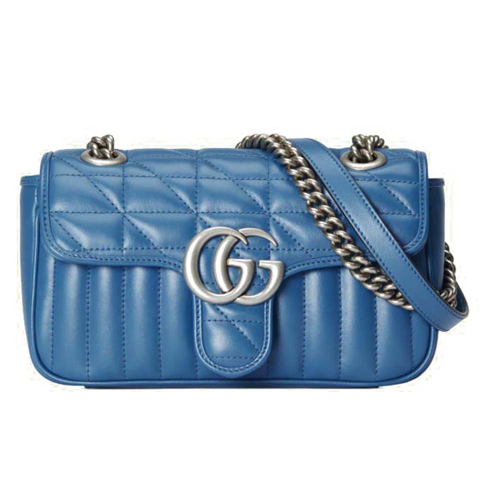 G*u*i gg marmont matelassÉ mini bag 446744 (23*14*6cm)